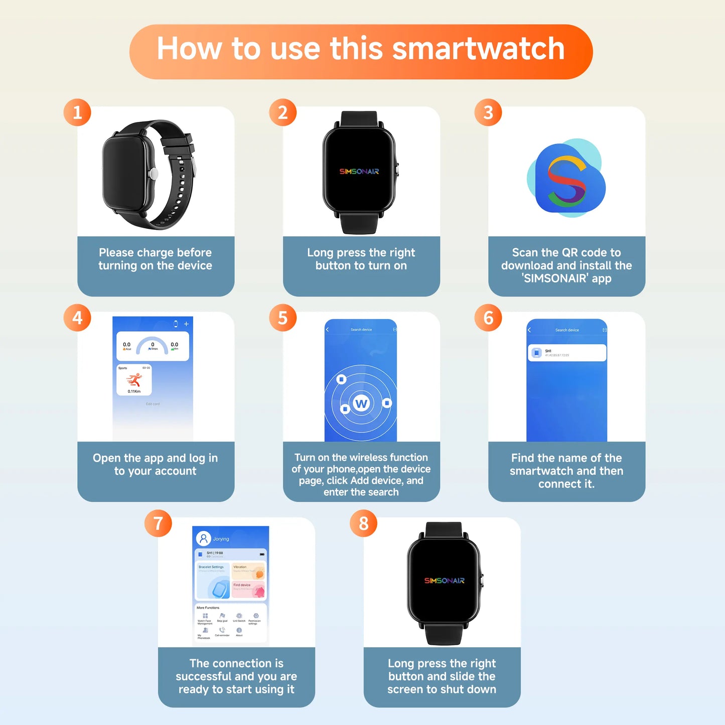 Free Delivery Smart Watch, Bluetooth Connect, 1.83 Hd Screen, Wireless Call & Music, Multiple Sports Modes, Text Message, Music Player, Daily Tool, Ideal Gift, Unisex