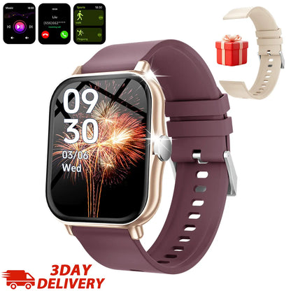 Free Delivery Smart Watch, Bluetooth Connect, 1.83 Hd Screen, Wireless Call & Music, Multiple Sports Modes, Text Message, Music Player, Daily Tool, Ideal Gift, Unisex