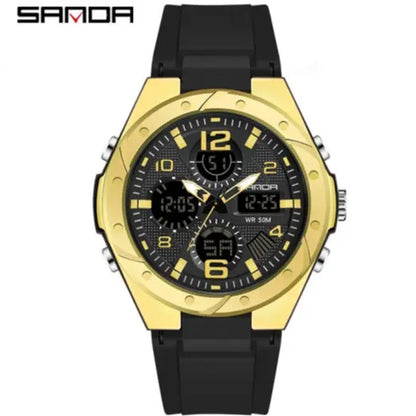 Outdoor Luminous Sport Watch | 50M Waterproof, Dual-Display, Glow-In-The-Dark | Your Essential Gear for Active Nights under 50