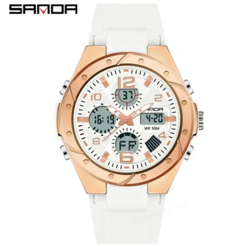 Outdoor Luminous Sport Watch | 50M Waterproof, Dual-Display, Glow-In-The-Dark | Your Essential Gear for Active Nights under 50