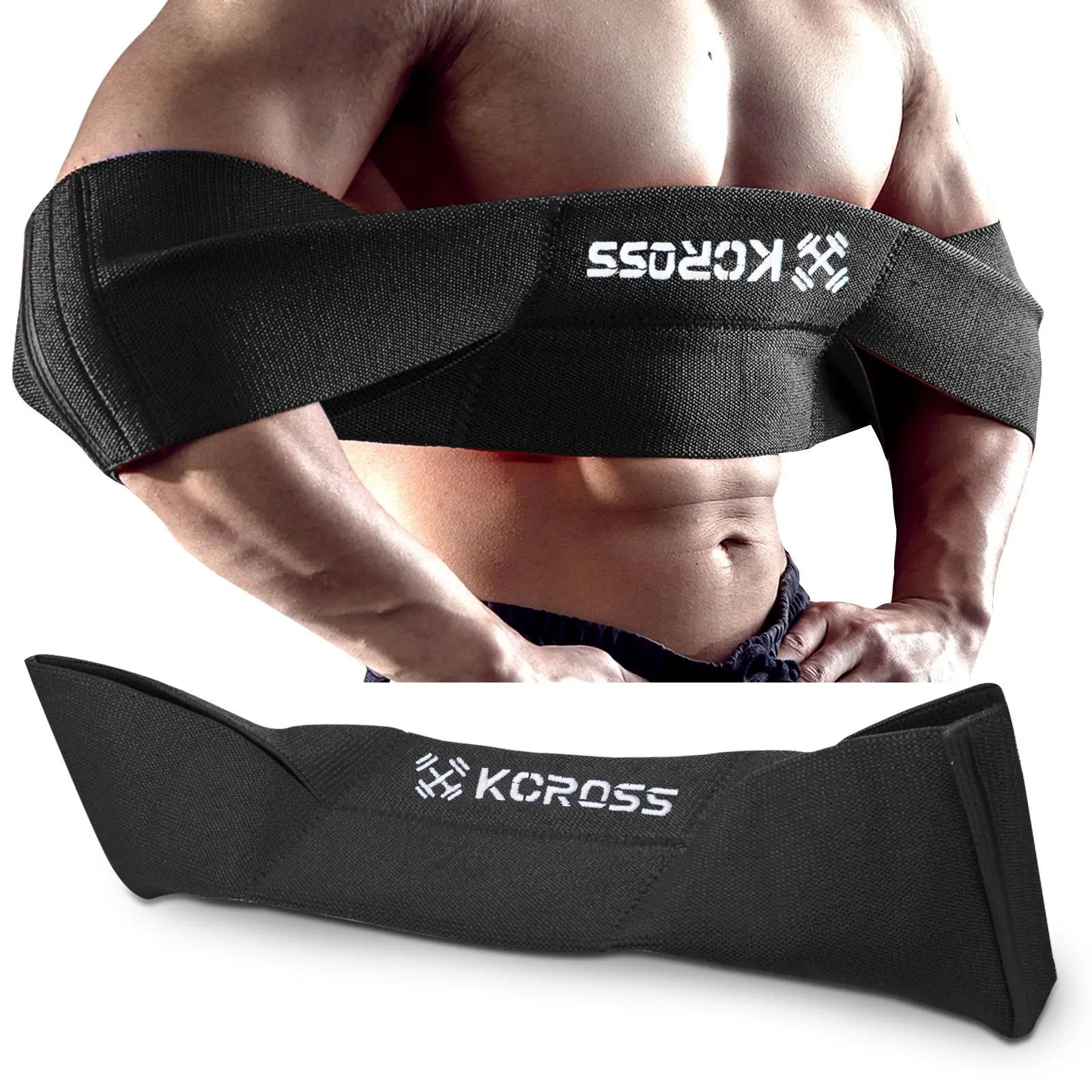 KCROSS Adjustable Bench Press Resistance Band for Strength Training and Push-Up Exercises