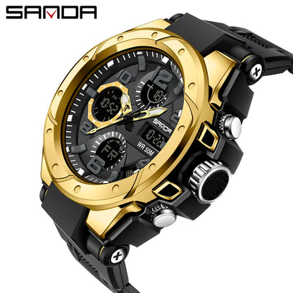 Outdoor Luminous Sport Watch | 50M Waterproof, Dual-Display, Glow-In-The-Dark | Your Essential Gear for Active Nights under 50