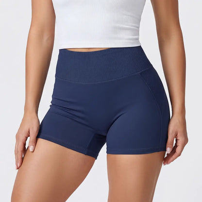 OYV Women'S Workout Shorts Butt Lifting High Waist Yoga Athletic Gym Seamless Shorts