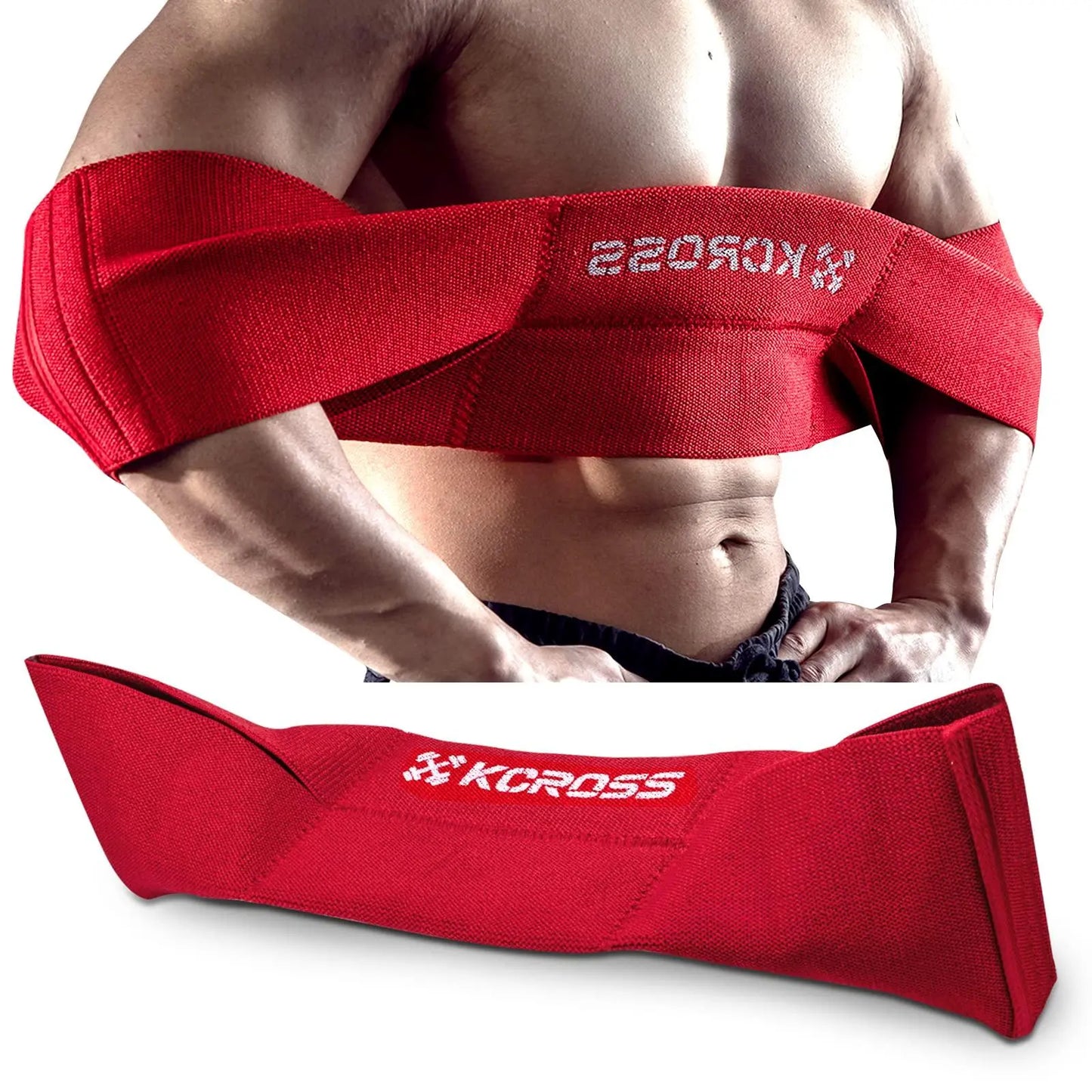 KCROSS Adjustable Bench Press Resistance Band for Strength Training and Push-Up Exercises