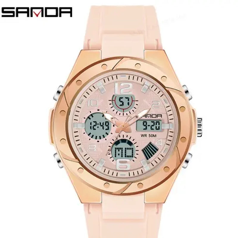 Outdoor Luminous Sport Watch | 50M Waterproof, Dual-Display, Glow-In-The-Dark | Your Essential Gear for Active Nights under 50
